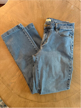 Blue Mountain Jeans Women's Straight Leg Blue Size 10
